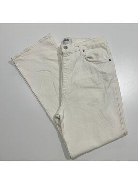Agolde Womens Pinch Waist High Rise Kick Jeans in 'Vinegar' Size 31 NWT Defects